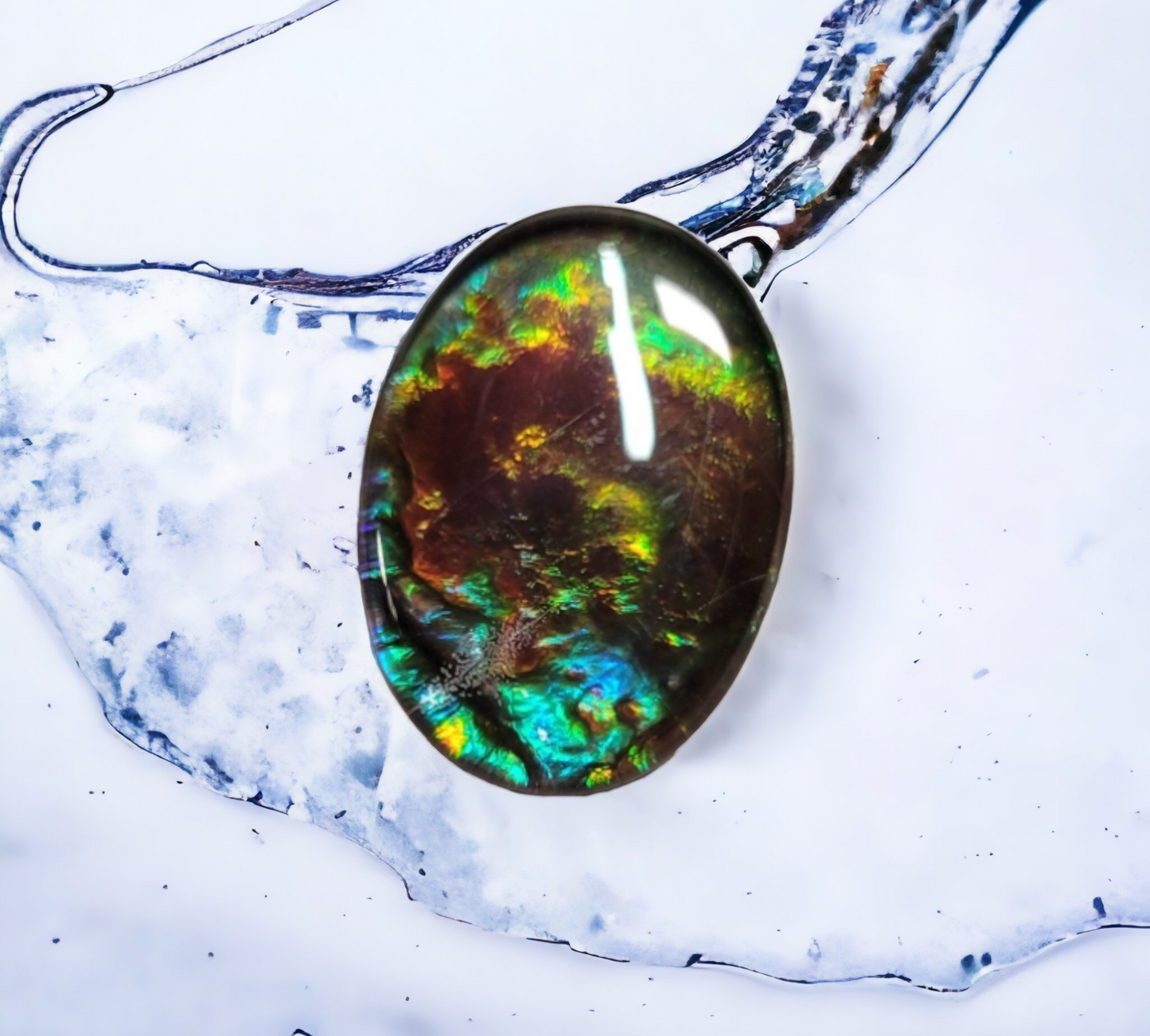 Ammolite Stone : MIS00631