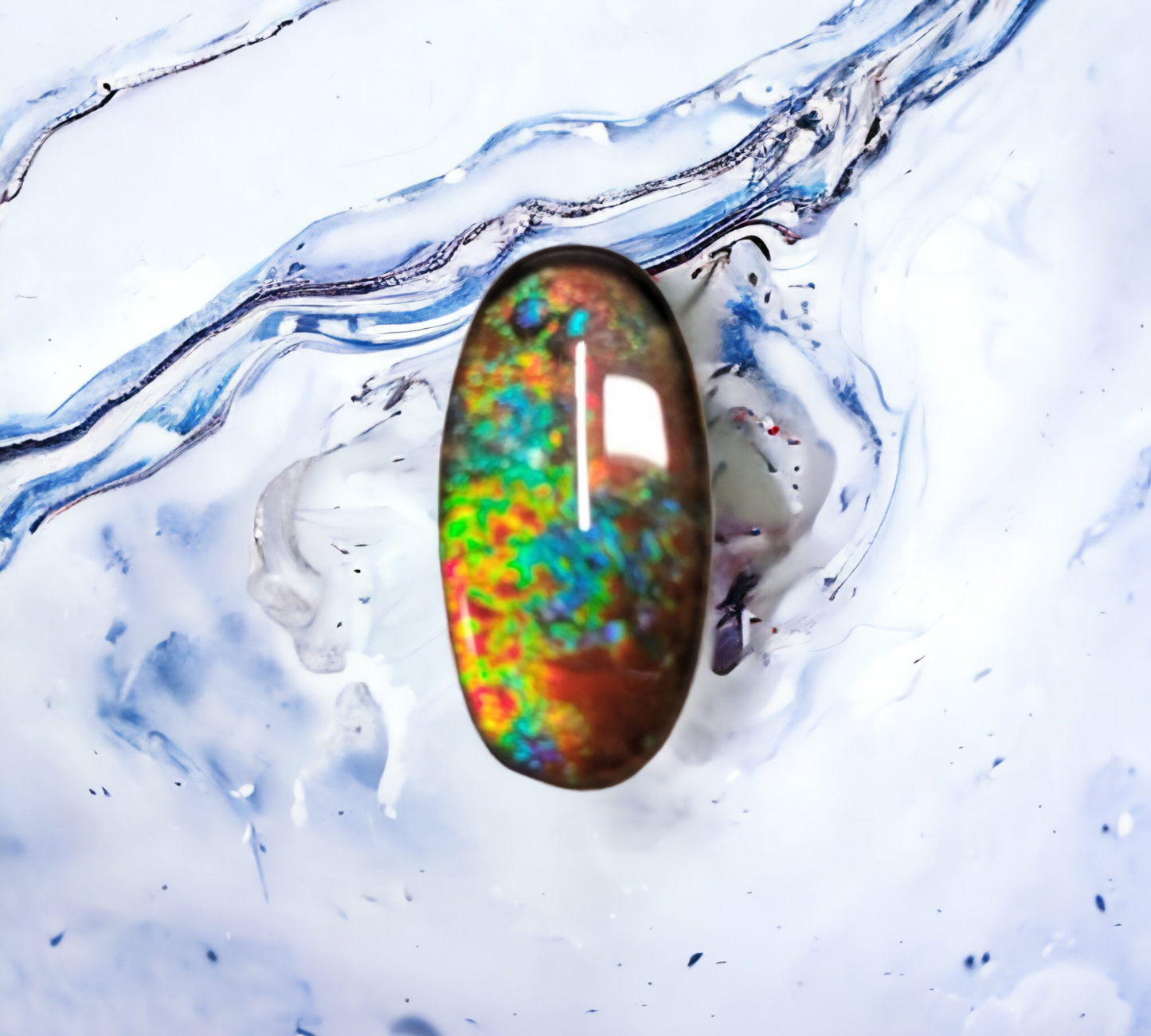 Ammolite Stone : MIS00636