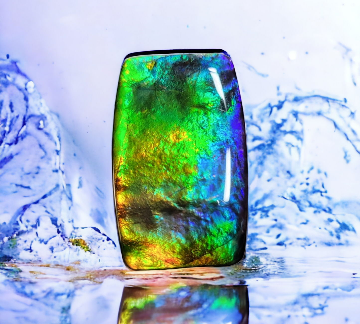 Ammolite Stone : MIS00856